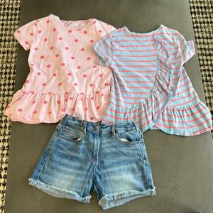 Girls Spring Summer shorts tops Crewcuts J.Crew Lot (12)